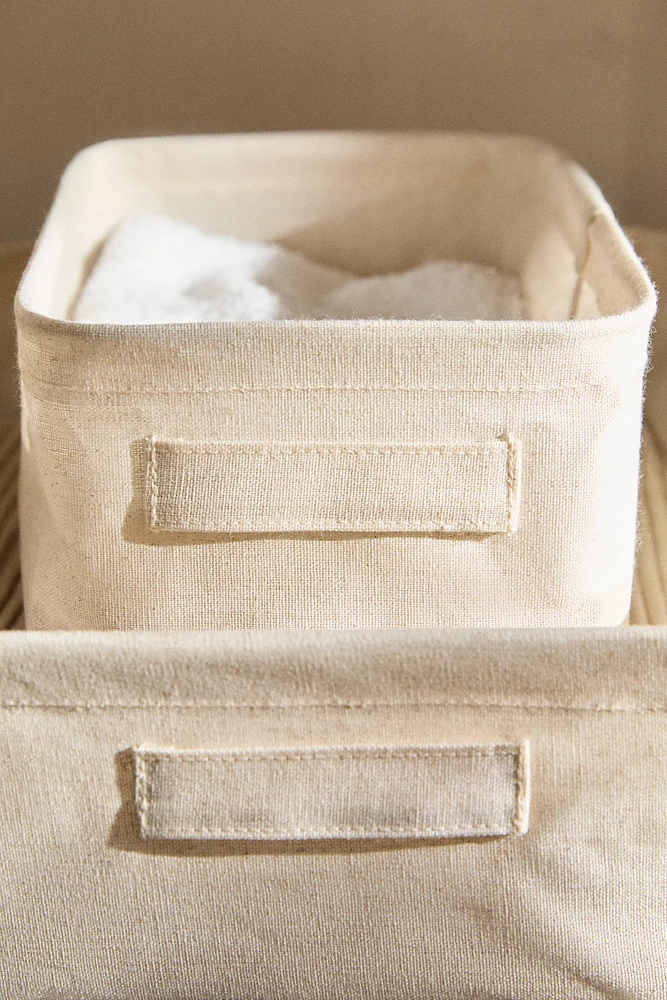 LINEN ORGANIZER BASKET