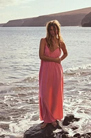 FLOWY MIDI DRESS