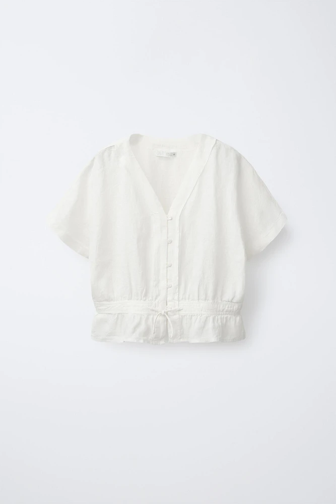 BLOUSE 100 % LIN