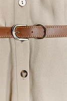 ROBE COURTE CEINTURE