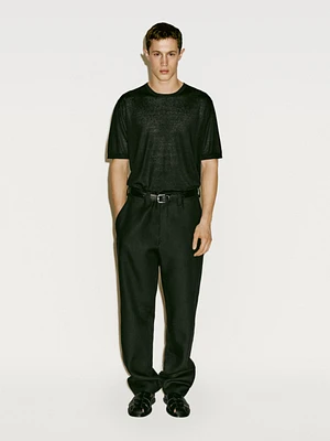 Silk blend knit T-shirt - Limited Edition