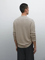 100% linen knit cardigan