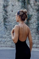 STRETCH MIDI DRESS