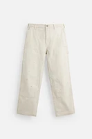 SPLATTER CARPENTER POCKET PANTS