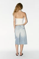 T-SHIRT HALTER ANNEAUX