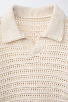 OPEN KNIT SWEATER