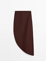 Jupe midi asymétrique dans le bas - Limited Edition