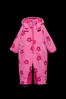 WATER REPELLENT AND WINDPROOF FLORAL HOODED SNOW SUIT SKI COLLECTION