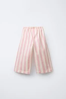 PANTALON EN MATIÈRES VARIÉES À RAYURES CASA LAWA © X ZARA KIDS