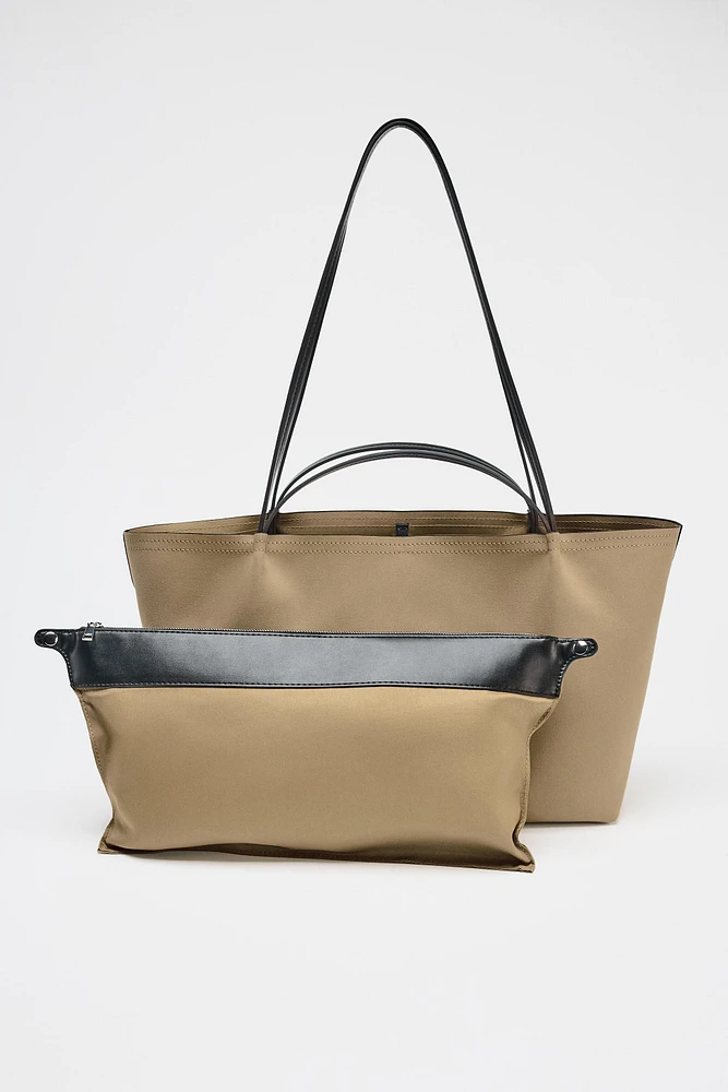 DOUBLE HANDLE SHOPPER BAG