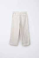 PANTALON DROIT 100 % LIN