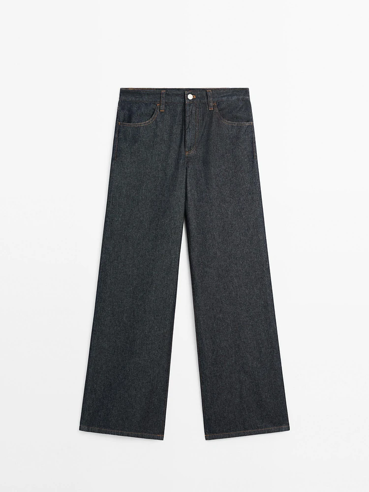 Jean large taille moyenne