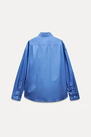 OVERSIZED POPLIN SHIRT ZW COLLECTION