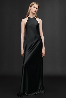 ROBE MI-LONGUE SATINÉE 50E ANNIVERSAIRE