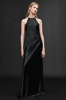 ROBE MI-LONGUE SATINÉE 50E ANNIVERSAIRE