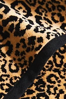 LEOPARD VELOUR BATH TOWEL