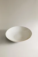 ASSIETTE CREUSE GRÈS