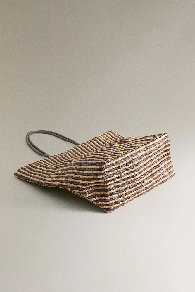 SAC CABAS RAYURES