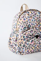 ANIMAL PRINT BACKPACK
