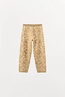JACQUARD KNIT LEGGINGS