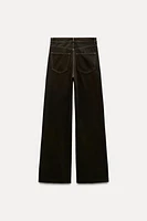 TRF HIGH RISE WIDE LEG JEANS