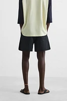 COTTON - LYOCELL BERMUDA SHORTS