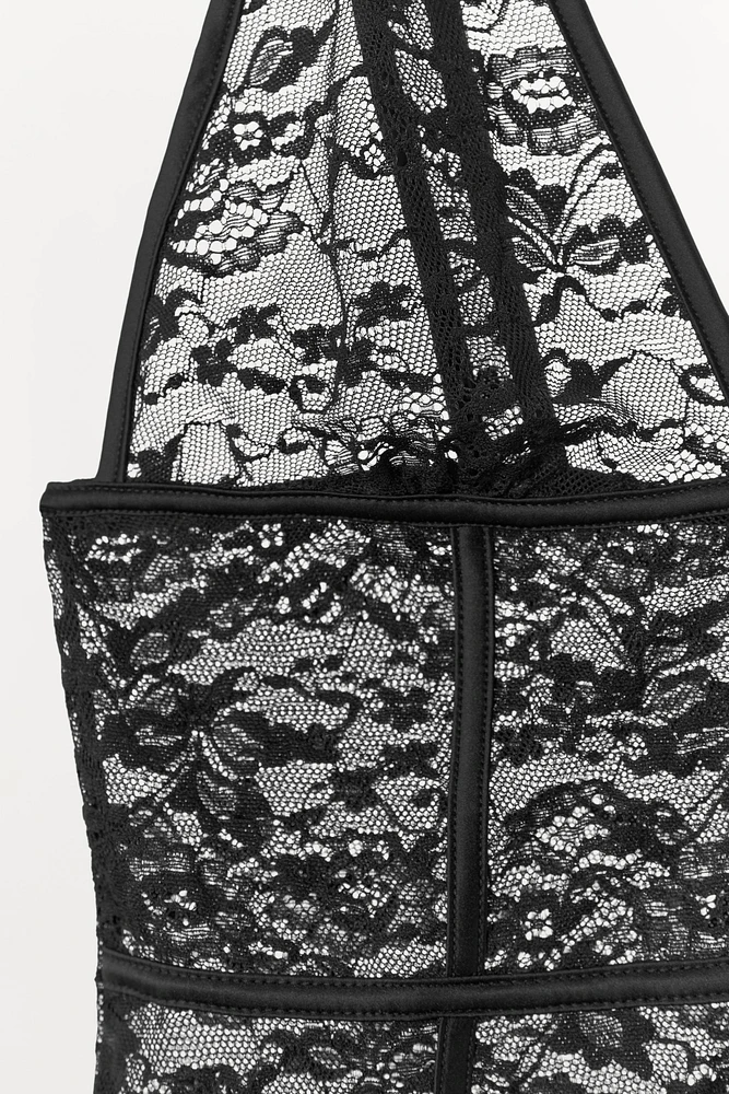 BODY EN DENTELLE COMBINÉE