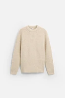 SQUARE TEXTURED SWEATER