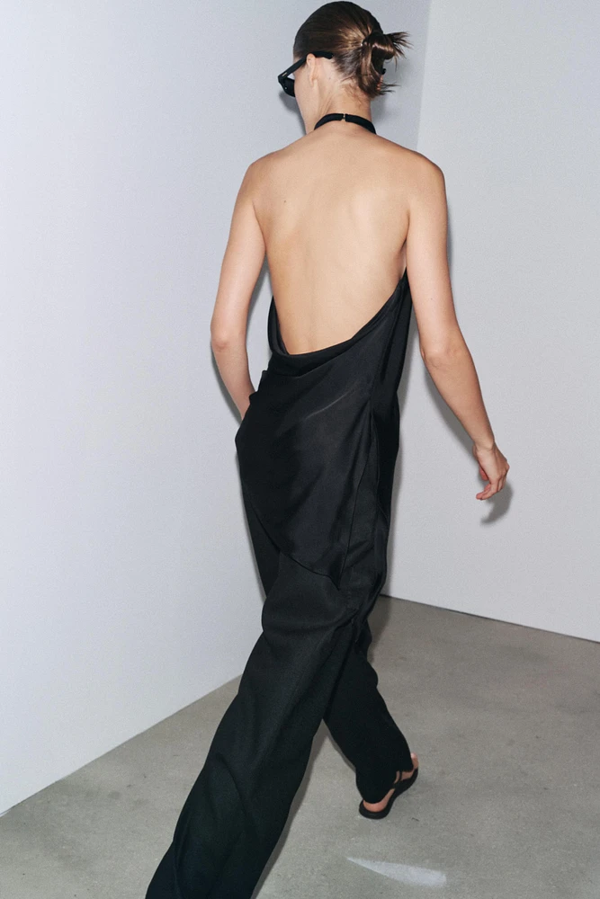ZW COLLECTION SATIN HALTER TOP