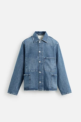 VESTE EN DENIM À POCHES