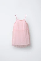 ROBE EN TULLE AVEC NŒUDS