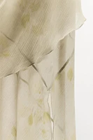 ROBE CAPE IMPRIMÉE FLEURS