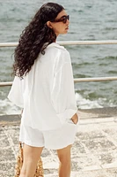 LADDER STITCH WIDE SLEEVE SHIRT