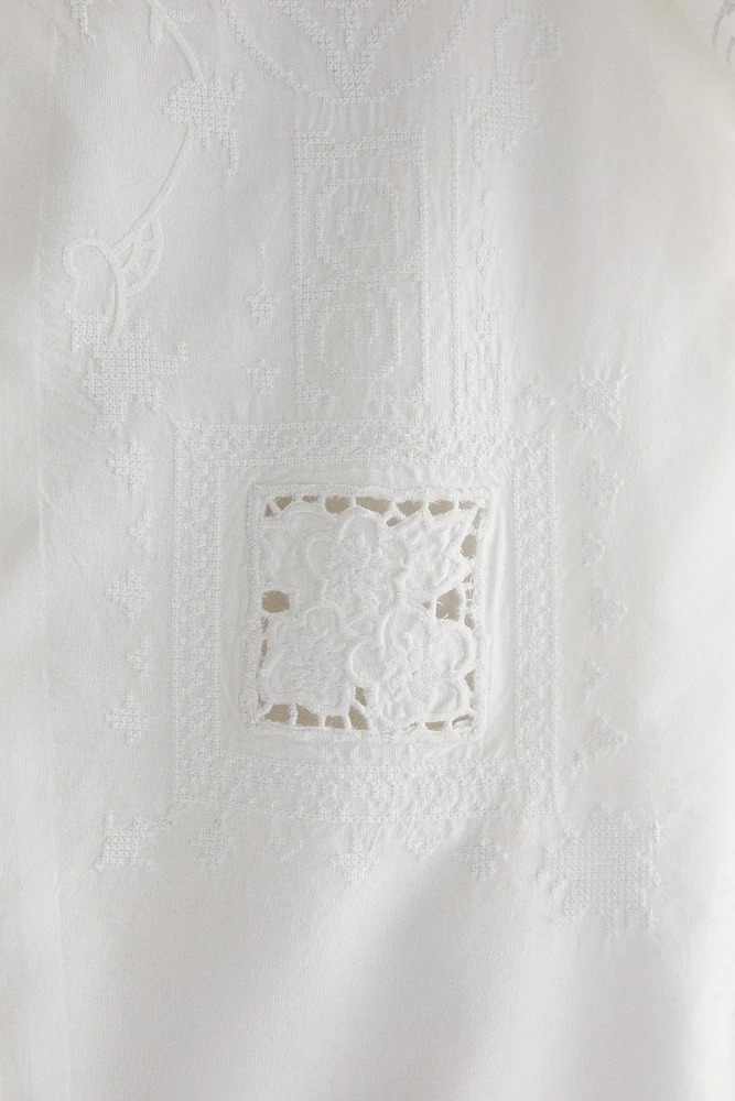 EMBROIDERED COTTON SHIRT