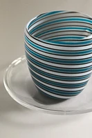 TASSE SOUCOUPE BOROSILICATE SPIRALE
