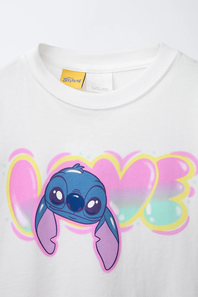 T-SHIRT IMPRIMÉ LILO & STITCH © DISNEY