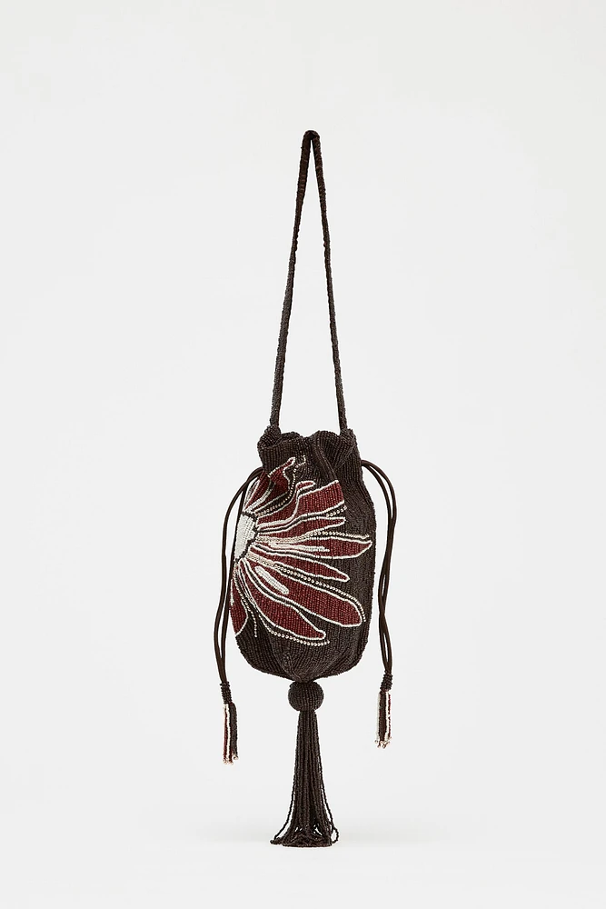 MINI SAC SEAU FLEUR