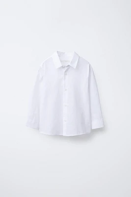 LINEN BLEND SHIRT