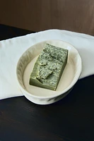 BATHROOM SOAP DISH WITH RAISED DESIGN