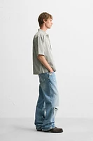 CHEMISE BOXY FIT À CARREAUX
