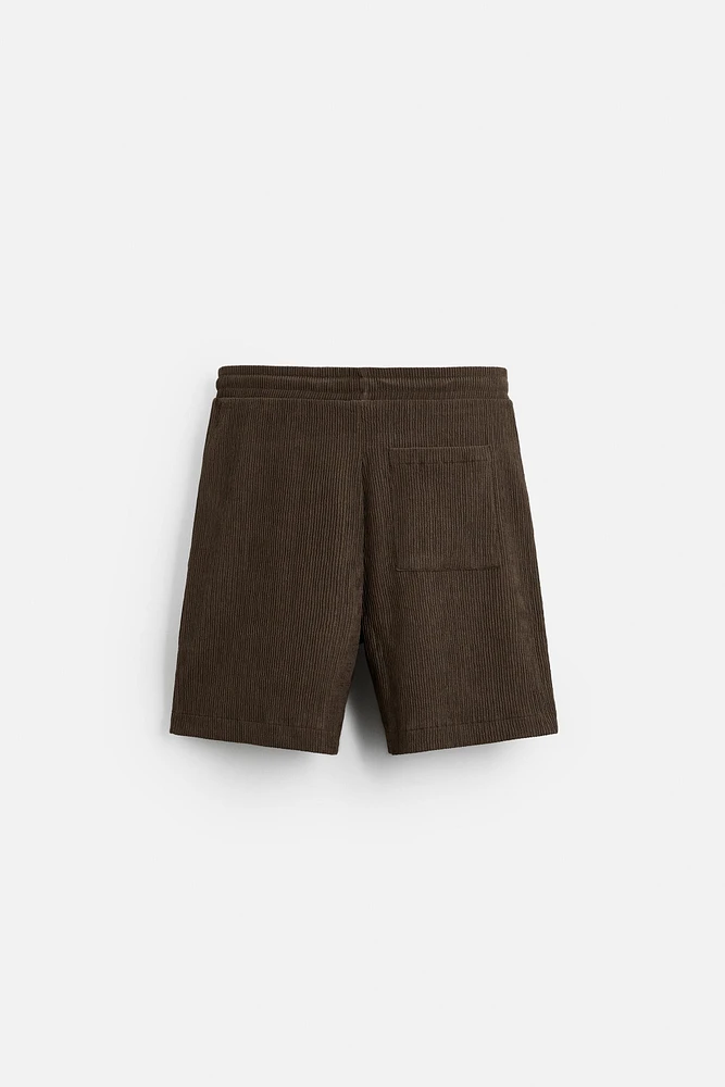 RELAXED FIT JACQUARD SHORTS