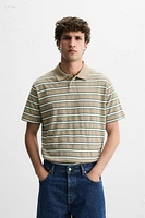 POLO PIQUÉ RAYURES