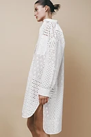 ZW COLLECTION EMBROIDERED EYELET DRESS