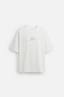 T-SHIRT À PIÈCE IMPRIMÉE