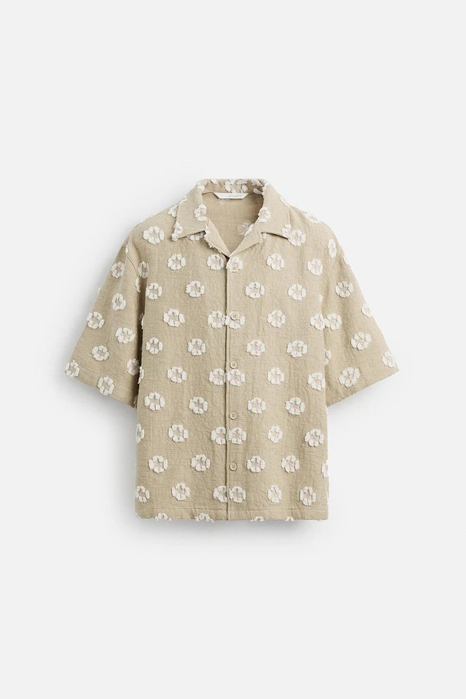 CHEMISE JACQUARD TEXTURÉ