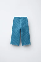 OPEN KNIT PANTS