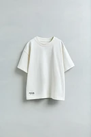 T-SHIRT ÉPAIS AVEC INSCRIPTION BRODÉE