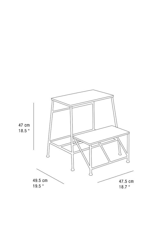 WOOD STOOL | LADDER