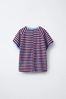 STRIPED TOWEL T-SHIRT