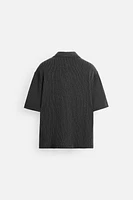 WASHED TEXTURED SHIRT